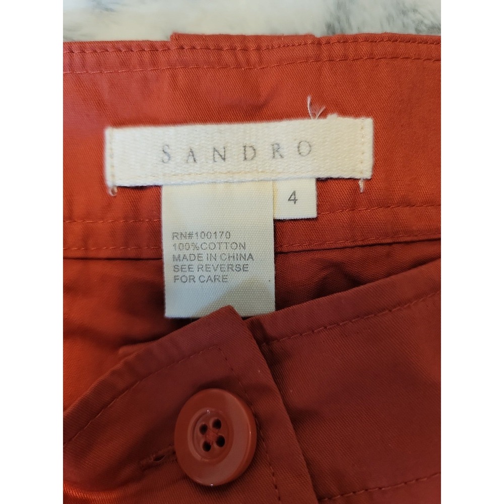 Sandro Rust Colored Shorts size 4